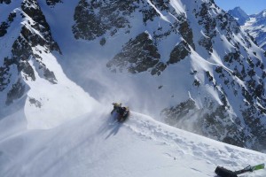 chile heli ski dropoff