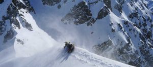 chile heli ski drop off
