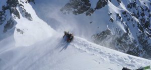 chile heli skiing dropoff