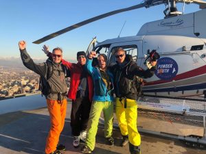 heli skiing in santiago