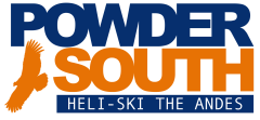 Powder South Logo heli ski the andes